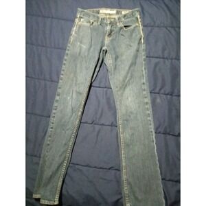 BKE Jeans Mens 29x30 Asher Buckle Denim Pants Stretch Heavy Stitch Straight‎